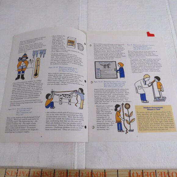 Measuring Up BIG BOOK (almost 2 feet tall) with teacher pages CLASSROOM SIZE - Picture 12 of 16